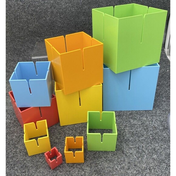 Fat Brain Toys Dado Cubes Interlocking Building Block Set Early Learning - Picture 8 of 9